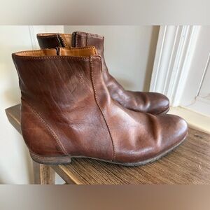Billy Reid Paglia Moto Boot men’s 8 chestnut